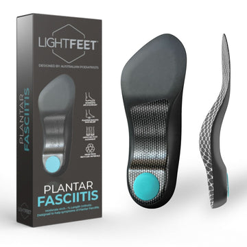 Lightfeet Plantar Fasciitis 3/4 Insole #color_black